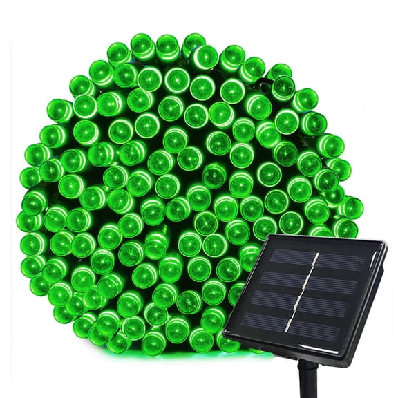 LINLIN Outdoor Solar String Lights,8 Modes Waterproof Solar Christmas Fairy Lights Ambiance Lighting for Camping, Garden, Patio
