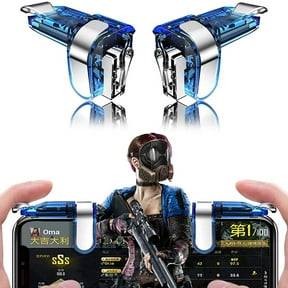 LINLIN PUBG Mobile Game Controller, Gaming Trigger Smartphone Shooter Sensitive Controller Joysticks Aim & Fire Trigger Keys, Mobile Gaming Joysticks for Android/iOS