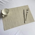 thumbnail image 1 of LINLIN Placemats, 4Pcs PVC Washable Placemats for Dining Table Mat Non-Slip Placemat Set in Kitchen Accessories, 1 of 6