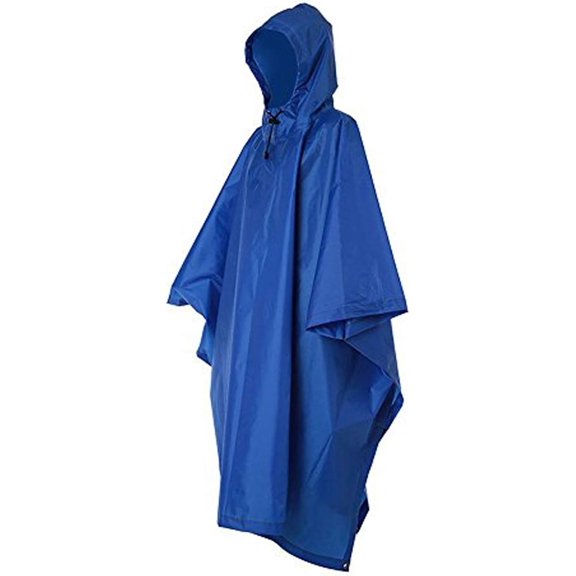 LINLIN Rain Poncho, Multifunctional Backpack Cover Tarp Waterproof Raincoat with Hoods for Outdoor Sport