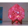 thumbnail image 1 of LINLIN Rattan Beside Lamp, LED Rattan Ball Table Lamp Led Night Light Bedside Lamp Rattan Ball Desk Lamp with USB Port for Kids Bedroom, 1 of 4