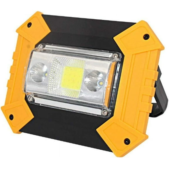 LINLIN Rechargeable Floodlight, 20W Portable LED Work Light Outdoor Floodlight Camping Lights with USB Waterproof for Outdoor Camping Fishing Security Lights