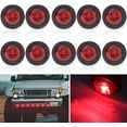 thumbnail image 1 of LINLIN Round Trailer Side Marker Lights,Universal 3/4" LED Front Rear Side Marker Indicators Light 12V/24V Bullet Clearance Marker Light Caravan SUV Trailer Wagon Recovery Truck Marker Light, 1 of 7