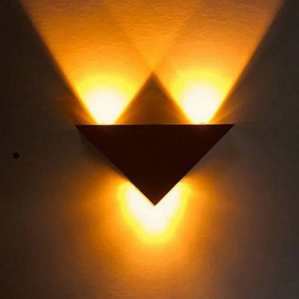 LINLIN Sconce Lamp Triangular Aluminum Wall Lamp 3W Led Lamp Modern ...