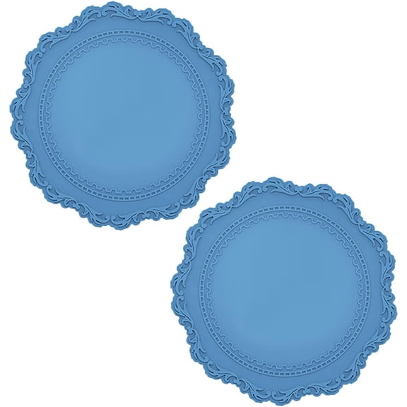 LINLIN Silicone Heat Insulation Placemat, Tabletop Decoration, Stain Resistant, Heat Insulation, Washable, Anti-Slip, Western Cooking Mat, Home Use, Restaurant Use