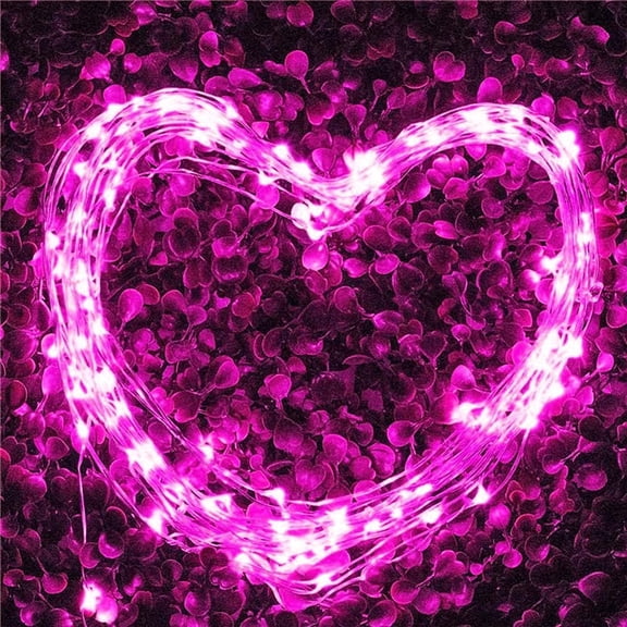LINLIN Solar Copper Wire String Lights, 33 ft 100 LED Solar Copper Fairy Lights, with 2 Modes Starry Fairy Lights for Garden Wedding Christmas Decoration