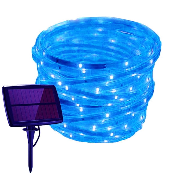LINLIN Solar LED Strip Light Outdoor, 5M 150LED Flexible Light Strip with 4 Mode for Garden Patio Yard Path Party Christmas Decoration