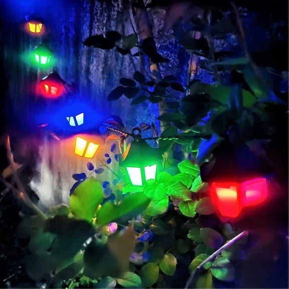 LINLIN Solar Lantern String Lights,Waterproof Hanging LED Fairy Lights,Solar Outdoor Lights Garden Decoration Patio Lights for Lawn Yard Garden Wedding Christmas Party Decor