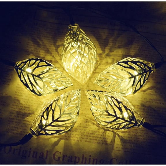 LINLIN Solar Metal String Fairy Lights, 3.5M 10LED Pineapple Light String Waterproof Fairy String Lights Moroccan Wrought Iron Lamp for Indoor Outdoor Garden Patio