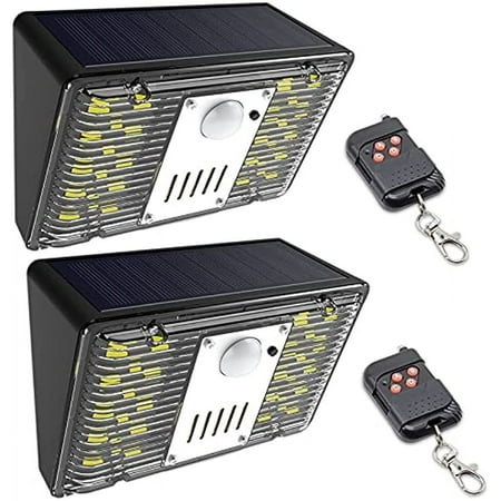 LINLIN Solar Motion Sensor Sound Alarm Lamp, 129db Siren Alert Red Strobe Light Alarm White Security Flood Light for Recreational Vehicle Trip Outdoor Camping Yard Villa Barn Farm Garage