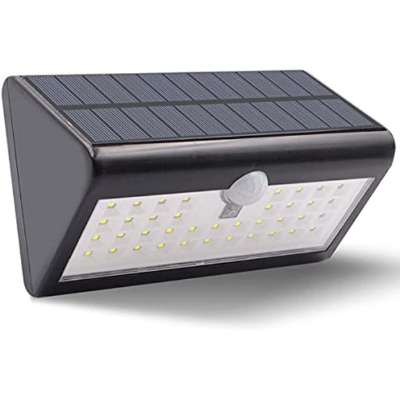 LINLIN Solar Security Light Outdoor, 38LEDs Super Bright Outside Waterproof Solar Powered Motion Sensor Lights Deck Lighting for Yard Backyard Pathway Driveway