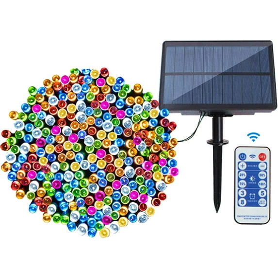 LINLIN Solar String Lights Outdoor, 102M 1000 LED Solar Garden String Lights with Remote Control 8 Modes Waterproof Solar Powered Fairy Lights for Party Christmas