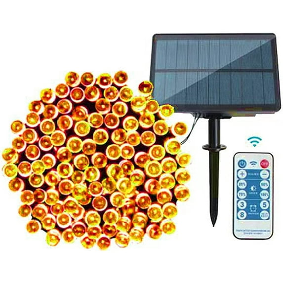 LINLIN Solar String Lights Outdoor, 102M 1000 LED Solar Garden String Lights with Remote Control 8 Modes Waterproof Solar Powered Fairy Lights for Party Christmas