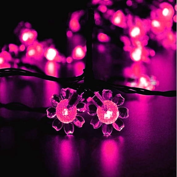 LINLIN Solar Sunflower Lights, Waterproof 21ft 50LED Sunflowers Solar Fairy String Lights for Indoor/Outdoor Christmas Wedding Party Garden Holiday Landscape Lighting Decoration