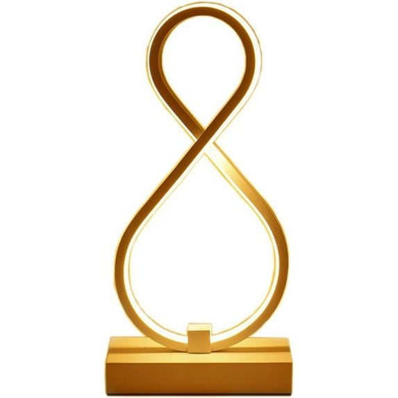 LINLIN Spiral LED Table Lamp, Modern 3 Colors Dimmable Desk Lamp 12W Bedside Table Lamp Night Light for Bedroom Living Room Office