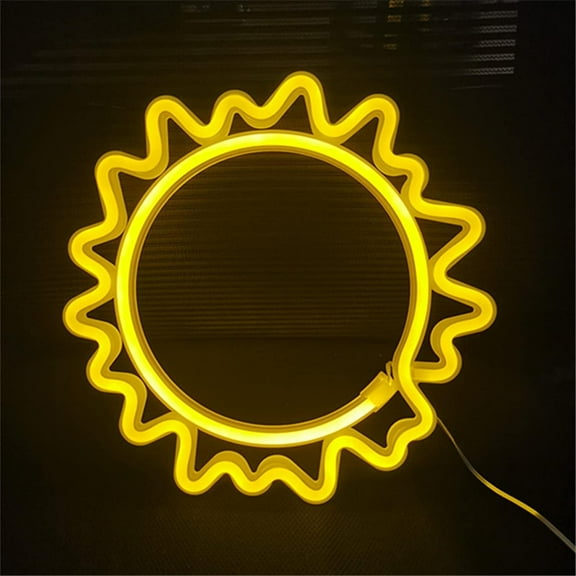 LINLIN Upgraded Sunshine Light, Neon Signs Neon Lights for Wall Decor, Battery/USB Operated Indoor Decor for Christmas, Birthday Party, Kids Room, Living Room