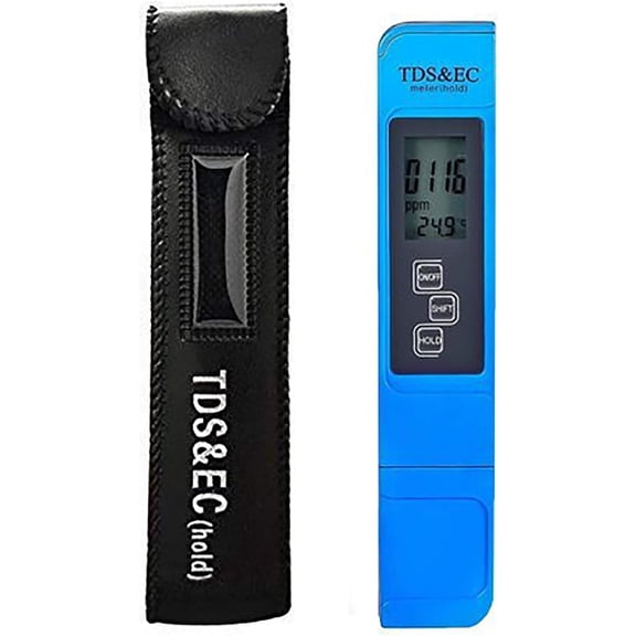 LINLIN Water Quality Tester,Handheld High Accuracy Digital TDS EC Meter, 0-9999 ppm Measurement Range,TDS Tester Meter for Drinking Water,Hydroponics,Gardening,Aquariums,Pools and Spas