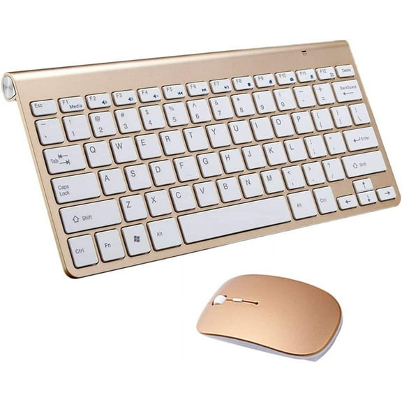 LINLIN Wireless Keyboard and Mouse Set,Rechargeable 2.4G Cordless Numeric Keyboard Mouse Combo with Nano USB Receiver for Computer Desktop PC Windows Notebook