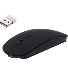 LINLIN Wireless Mouse, 2.4G Portable Mouse with Rechargeable Wireless USB Mouse for Notebook, PC, Laptop, Computer, Macbook