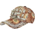 thumbnail image 1 of LINLIN Women Rhinestone Crystals Baseball Cap Bling Bling Adjustable Sun Hat Hip Hop Caps Fashion Hats, 1 of 5