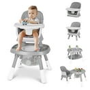 AILEEKISS 15 in 1 Baby High Chair, Toddler Dining Booster Seat w/Activity Center, Black