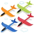 thumbnail image 1 of LINMOUA 4 Pack Foam Airplanes for Kids, 18.9'' Large Throwing Foam Glider Planes Toys,Flying Styrofoam Kid Airplanes Toy for 3 - 14 Year Old Boys Girls with Outdoor Sports Play, 1 of 13