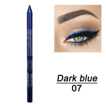 LINMOUA Makeup Waterproof Long Lasting Eyeliner Stamp Pen Dark Blue