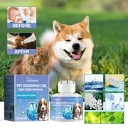 LINMOUA Pet Fresh Deodorizing Scented Gel, Refreshing Pet Deodorant, Polymer Absorbent Material, Powerful Agent, Refreshing, Can Freshen Skin And Hair, 220ML