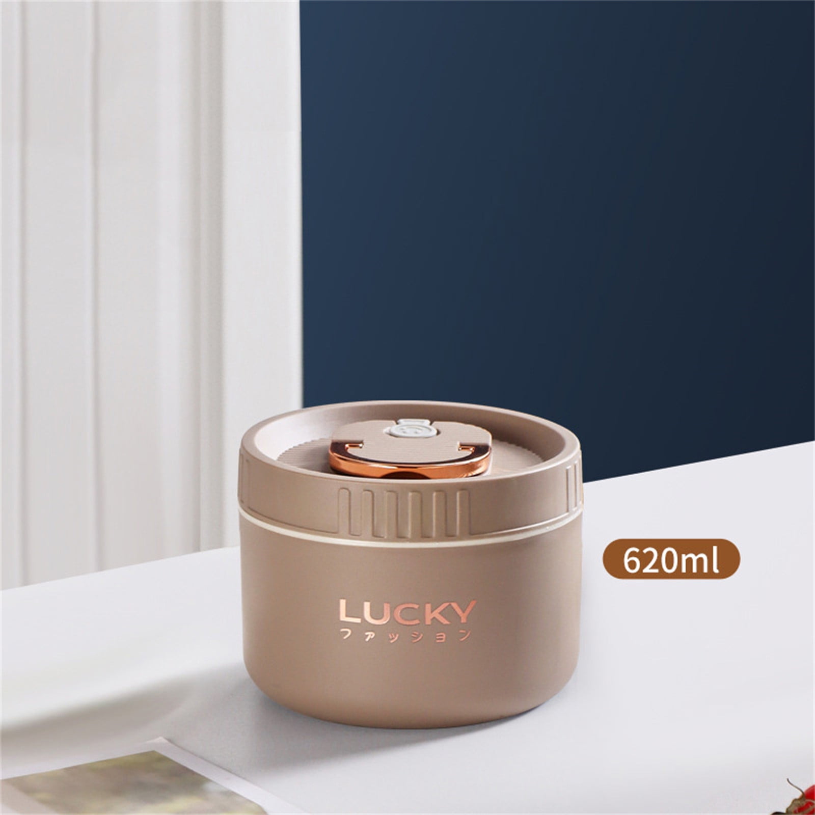LINMOUA Thermal Lunch Box Bento Box Portable Insulated Lunch Container