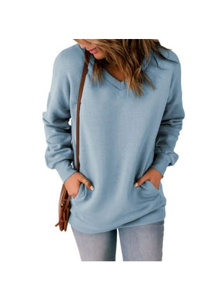 Ladies v neck sweatshirts shop