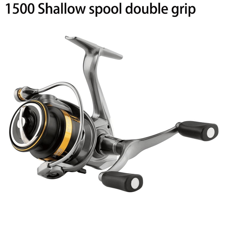 carp fishing reel 4000 LINNHUE Fishing Reel LP1000-4000 Carbon Fiber Body Single/Double Grip Spinning  Reel Double Grip Carp Reel Fishing Accessory