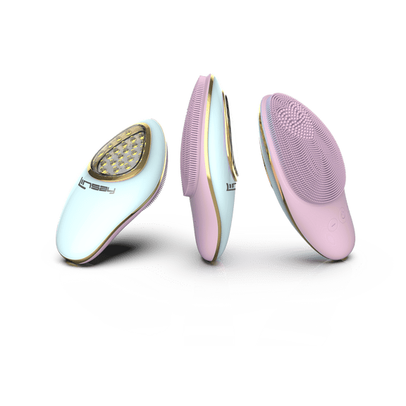 LINSAY Facial Cleansing Brush with LED Photon Therapy