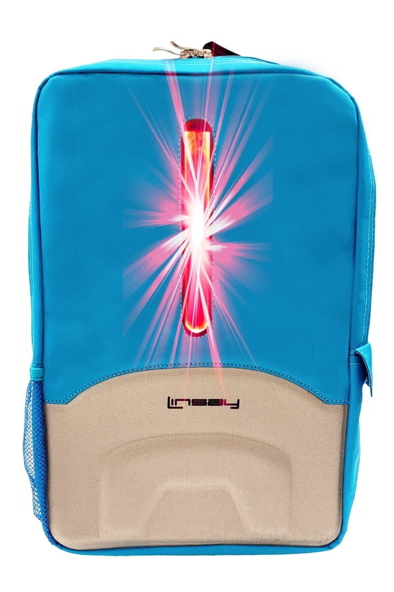 Smart Backpack LED Light Safety Function Blue, Book pack for STUDENTS, BACK TO SCHOOL,  Bikers.