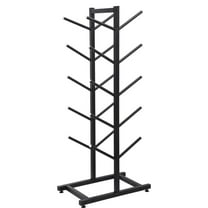 LINSHESF Snowboard Storage Rack Freestanding Water Ski Rack Wakeboard Rack Home Gym Organize Holder Free Standing 5-Tiers Metal Snowboard Storage Rack useful