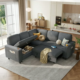 Sectional Sofas | Black - Walmart.com