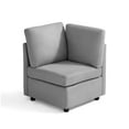 thumbnail image 1 of LINSY HOME Corner Seat Module for RUBIK I Modular Sectional Couches and Sofas with Storage, Light Gray, 1 of 6