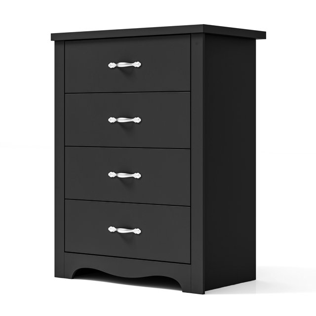 LINSY HOME Dressers for Bedroom, 4 Drawers Chest, Nursery Dresser