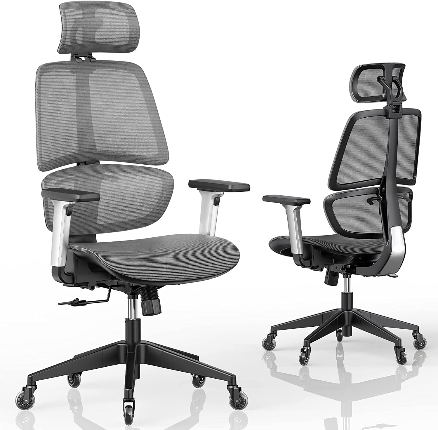 LINSY HOME Ergonomic Office Chair, Computer Mesh Chair for Home Office