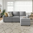 LINSY HOME Modular Couches and Sofas Sectional with Storage, 4 Seat
