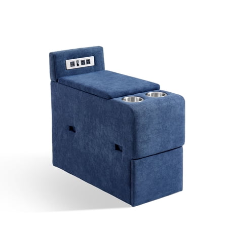 LINSY HOME Versatile Console for RUBIK I Modular Sectional Sofa, Blue