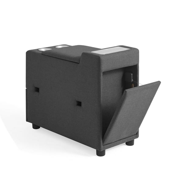 LINSY HOME Versatile Console for RUBIK III Modular Sectional Sofa, Dark Gray