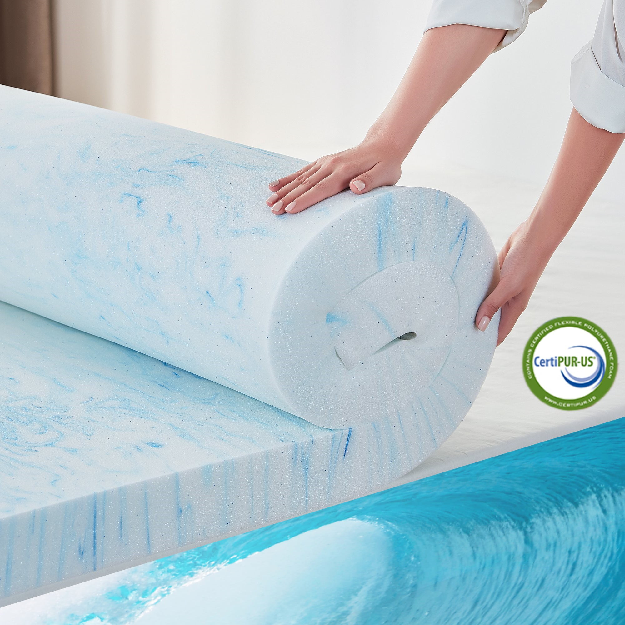 MERITLIFE 3 Inch Memory Foam Mattress Topper,Cool Gel Infused Foam Bed  Topper Mattress Pad,CertiPUR-US Certified,Relieve Back Pain & Pressure  Relief,Removable Soft Cover,10 Year Warranty,Queen SIze - Coupon Codes,  Promo Codes, Daily Deals