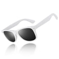 thumbnail image 1 of LINVO Classic Retro Polarized Matte White Sunglasses for Men Women Fishing Driving Hiking, 1 of 7