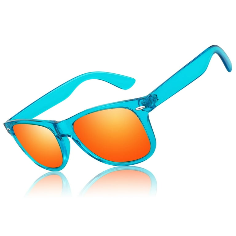 Orange transparent sunglasses hotsell