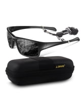 LINVO Men’s Sports Polarized Sunglasses, Wrap-Around Sun Glasses for Cycling, Fishing, Hiking & Driving, UV400 Protection