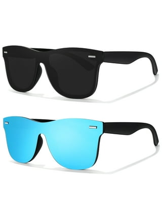 Gafas De Sol Aviador Hombre Mujer Sunglasses Uv400 Espejo Azul Claro con  Ofertas en Carrefour