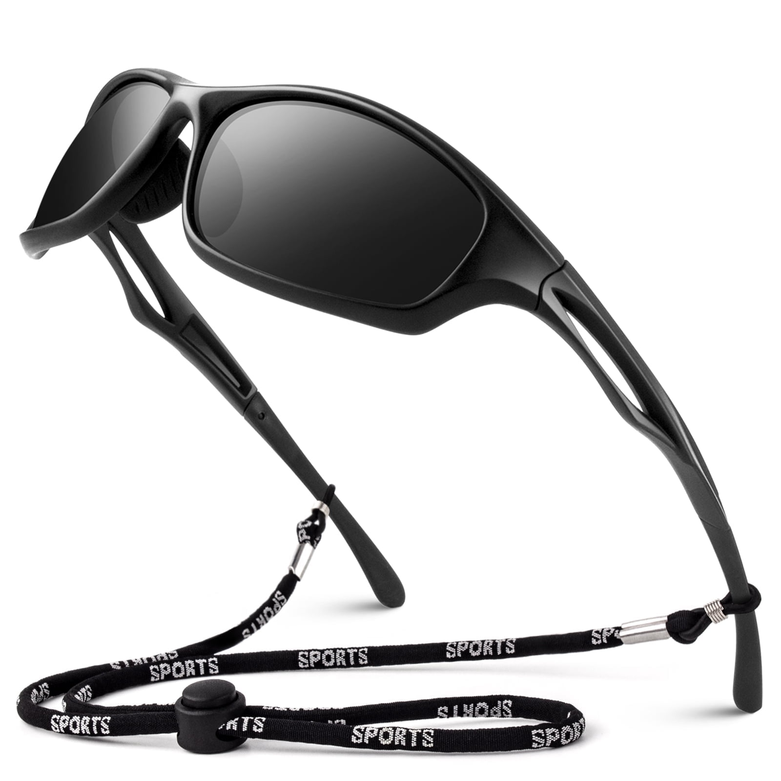 LINVO Polarized Sports Sunglasses For Men UV400 Protection HD Lenses 