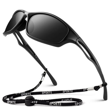 LINVO Polarized Sports Sunglasses for Men Wrap Around Sun Glasses for Fishing Cycling Driving 100% UV Protection