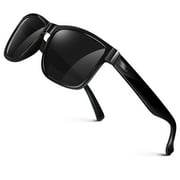 Polarized Sunglasses for Men Women Square Mirrored Trendy Shades for Fishing Beach Driving UV400 Protection