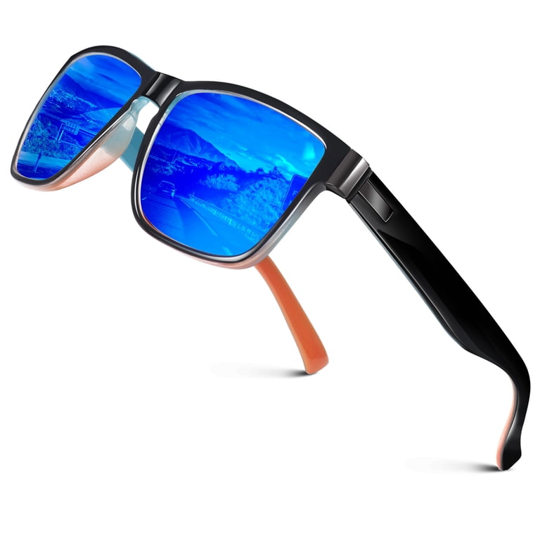 POLARIZED SUNGLASSES FOR WOMEN, SQUARE MIRRORED TRENDY SHADES WITH UV PROTECTION womens polarized glasses trendy square mirrored shades - Temu main image 2